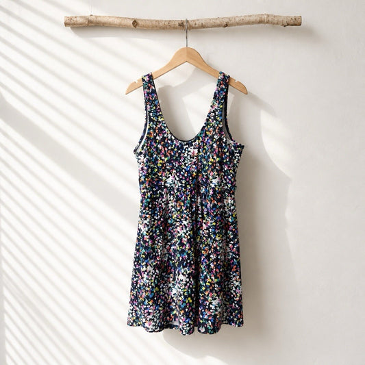 Island Escape Women's 10 Magnolia Printed Underwire Swim Dress