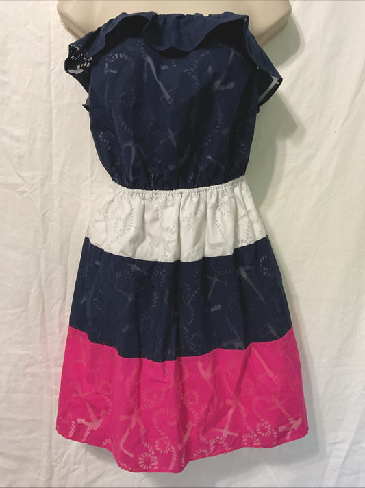 Lilly Pulitzer Strapless Dress Medium Lined
