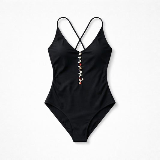 Red Carter women’s Black One Piece Swimsuit XS