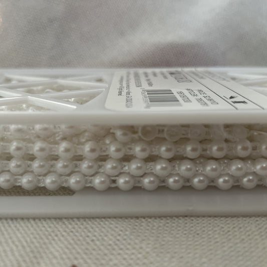 Simplicity Apparel And Craft Bead Pearl Trim 18 Yards 6mm New
