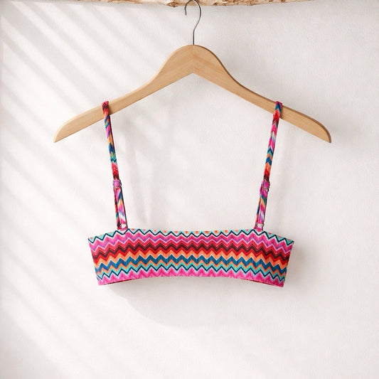 Salt & Cove Front Tab Bikini Top Jr Small