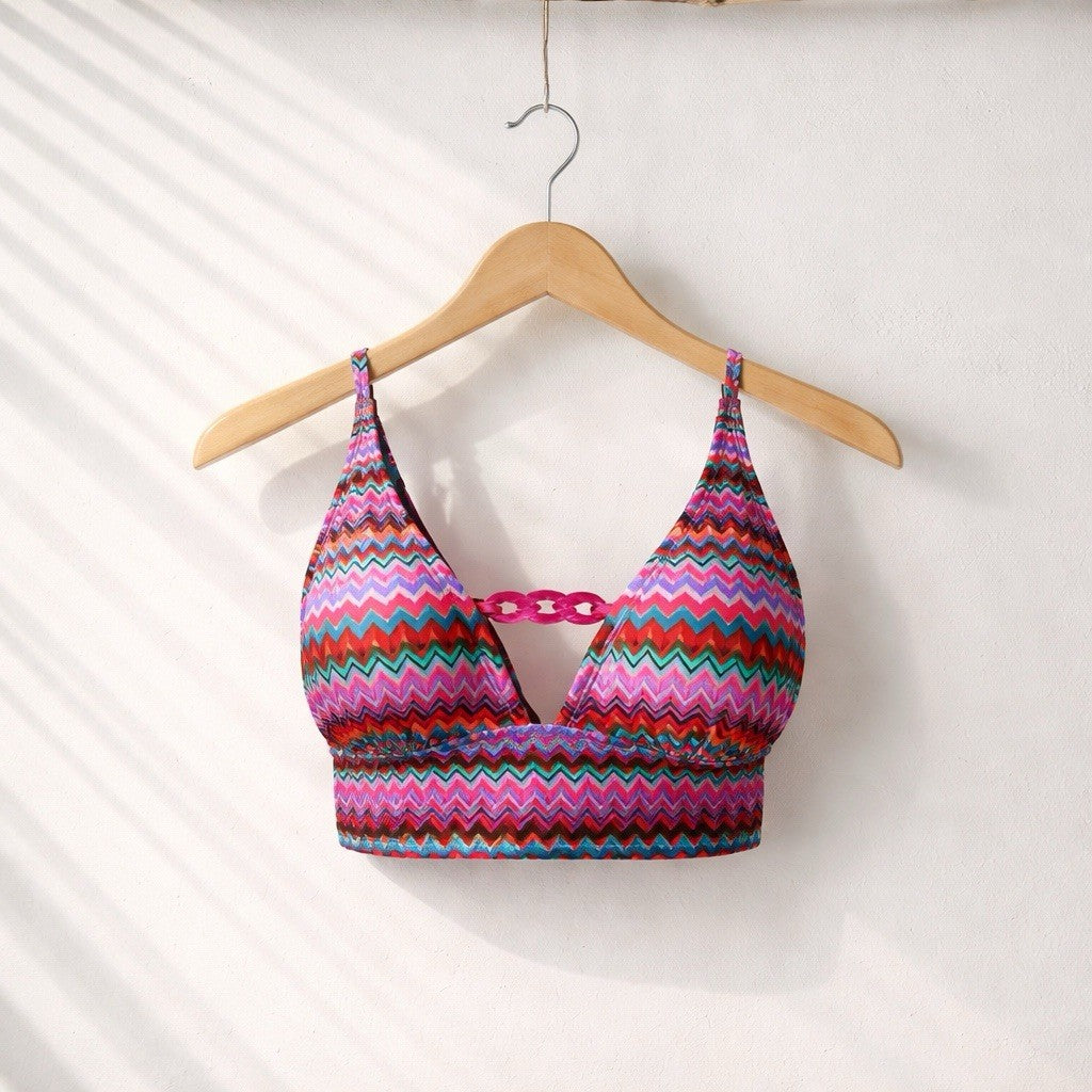 Salt & Cove Front Tab Bikini Top Jr Small