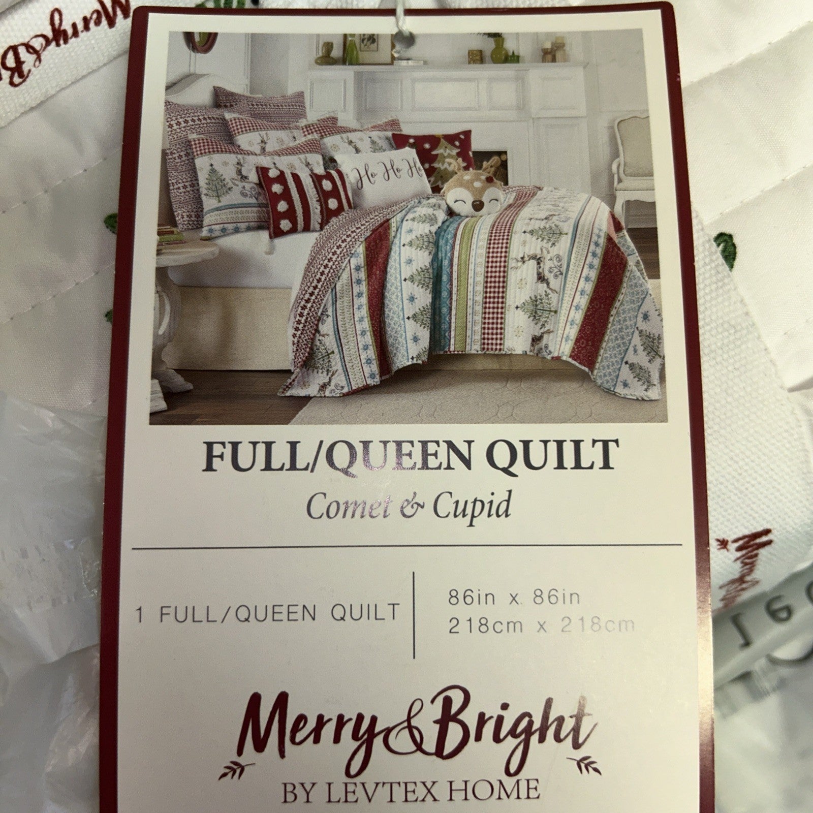 Levtex Home F/Q Quilt Merry & Bright Collection