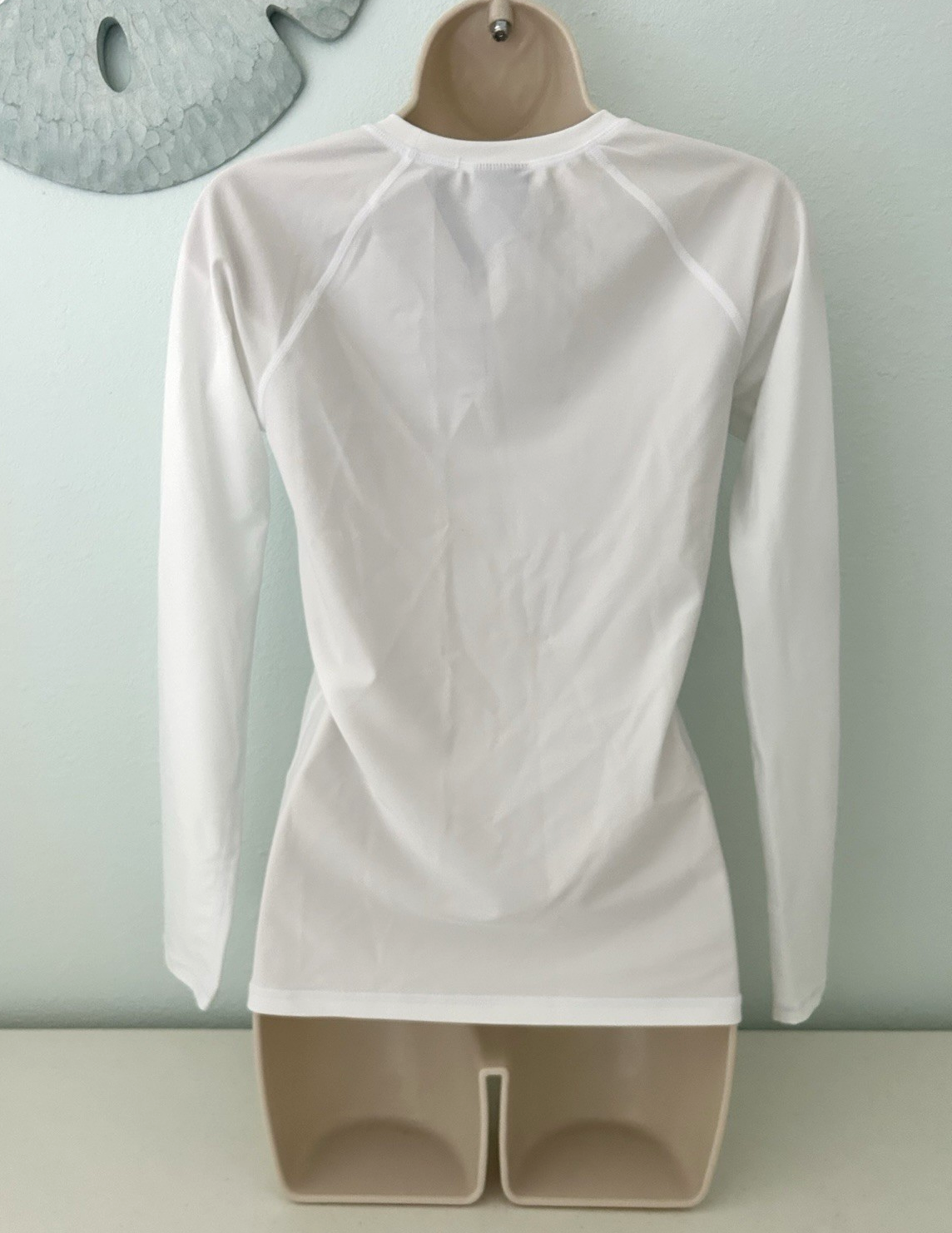 Volcom Rashguard UPF 50+ White Swim Top Size XS Coverup