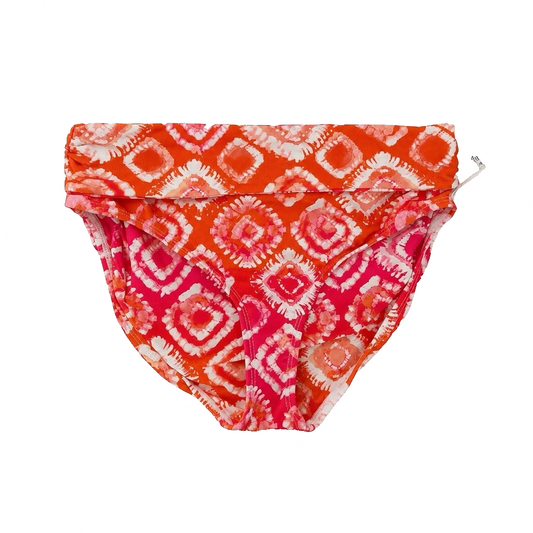 Anne Cole Swim Bottom Tie-Dyed Foulard Convertible Bottom Large