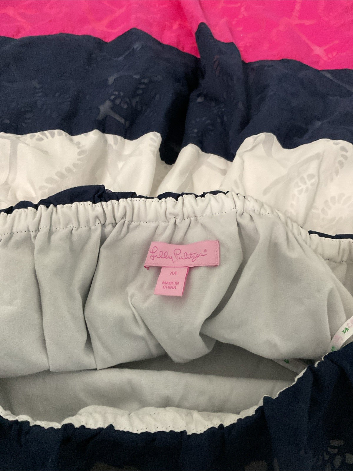Lilly Pulitzer Strapless Dress Medium Lined