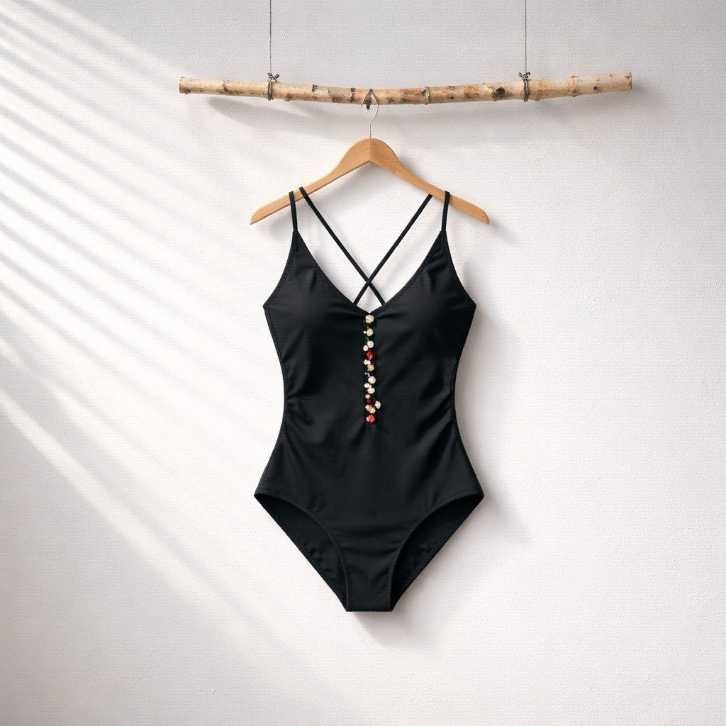 Red Carter women’s  Black One Piece Swimsuit XS