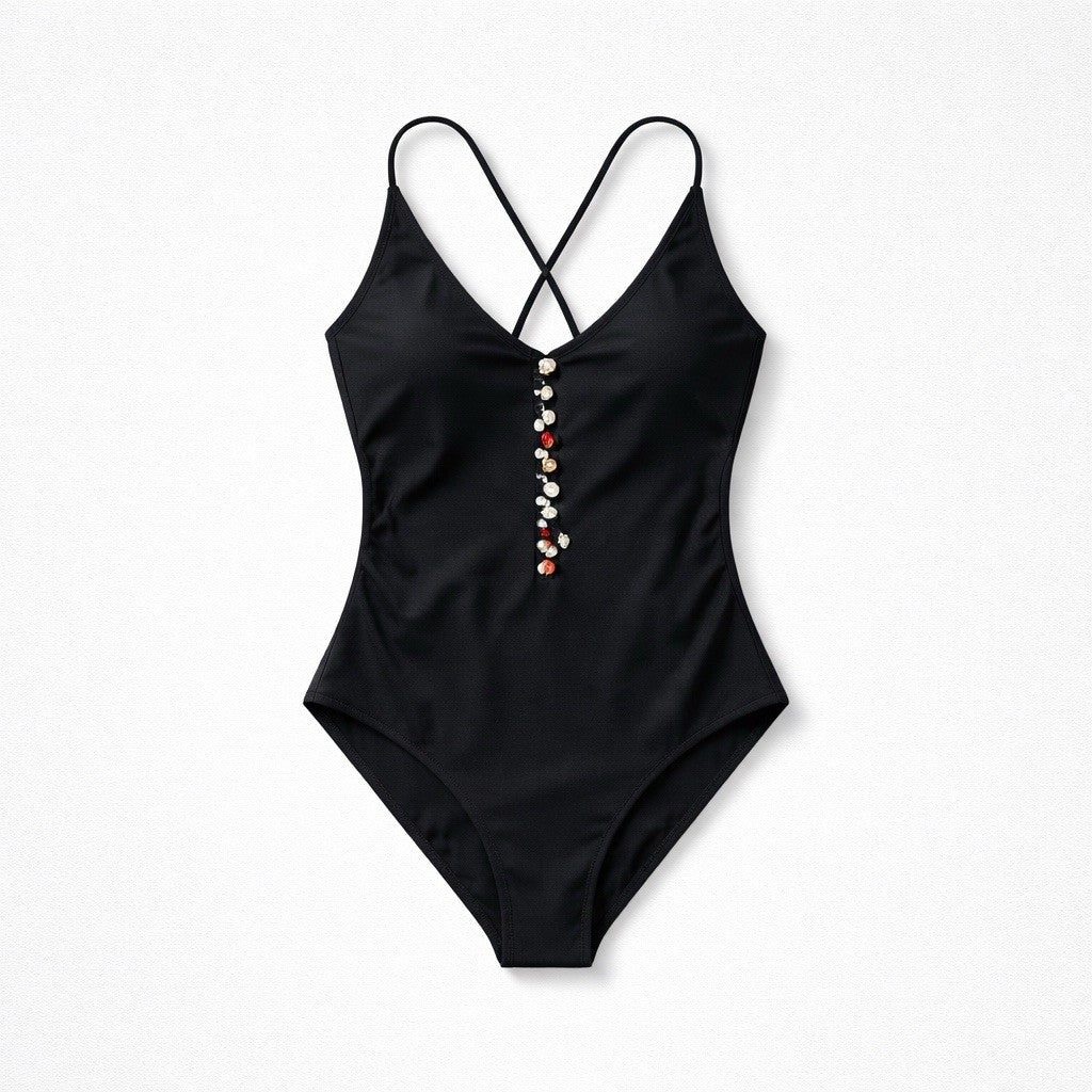 Red Carter women’s  Black One Piece Swimsuit XS