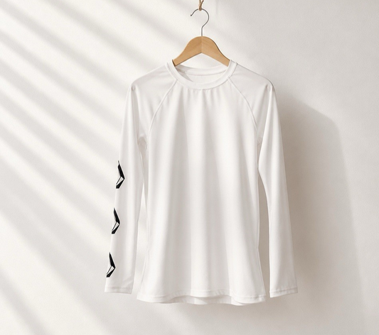 Volcom Rashguard UPF 50+ White Swim Top Size XXL Coverup