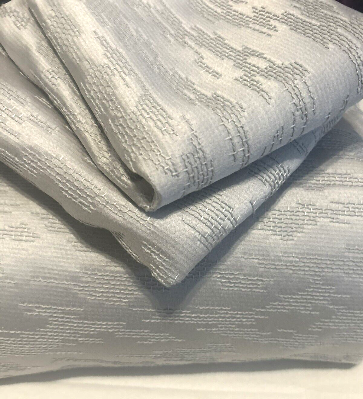 Vera Wang Duvet Set King 3 Pc Pewter Gray Stitching Hidden Zipper