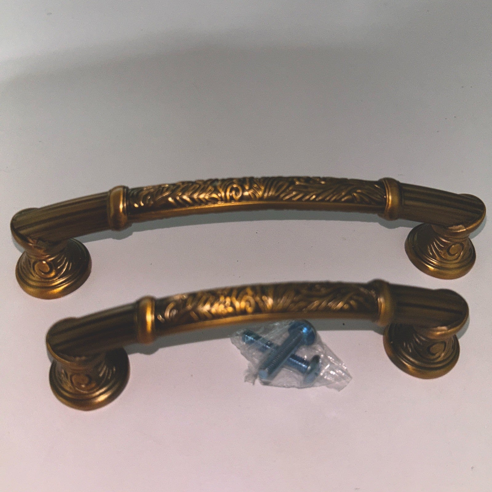 Vintage Brass Kitchen Cabinet Pull Dresser knob Drawer Pull Handle Lot