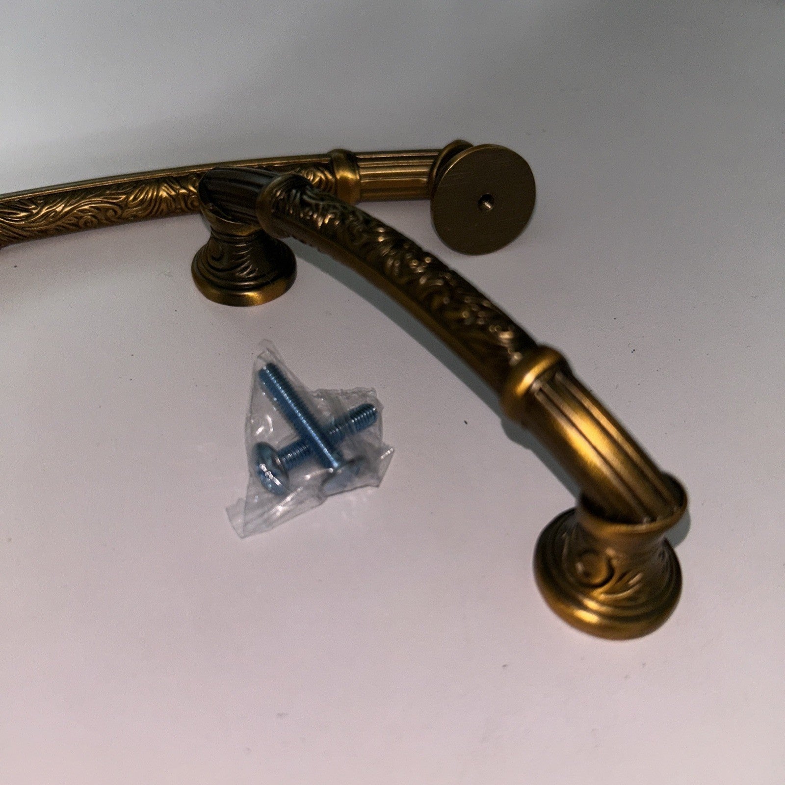 Vintage Brass Kitchen Cabinet Pull Dresser knob Drawer Pull Handle Lot