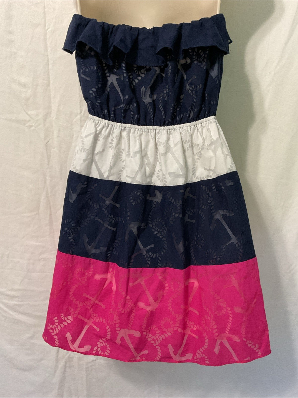 Lilly Pulitzer Strapless Dress Medium Lined
